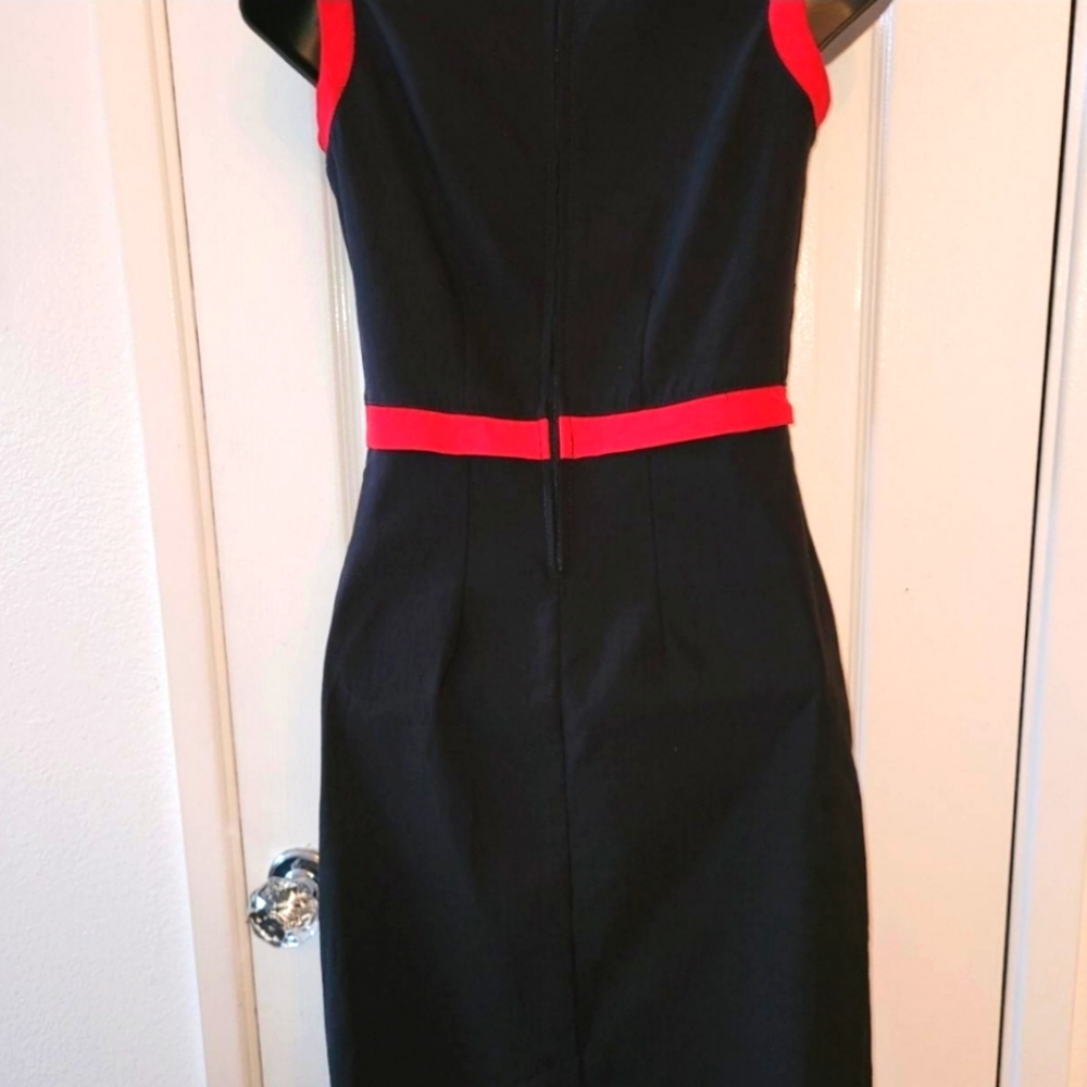 XS PINUP COUTURE Black with Red Trim Dress